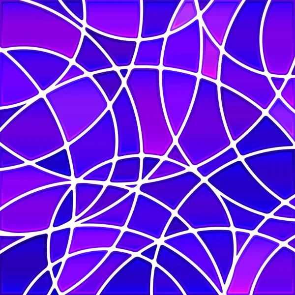 Abstract Vector Glas Mozaïek Achtergrond Blauw Violet Cirkels — Stockfoto