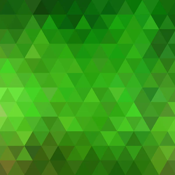 Abstract Vector Geometric Triangle Background Bright Green — Stock Photo, Image