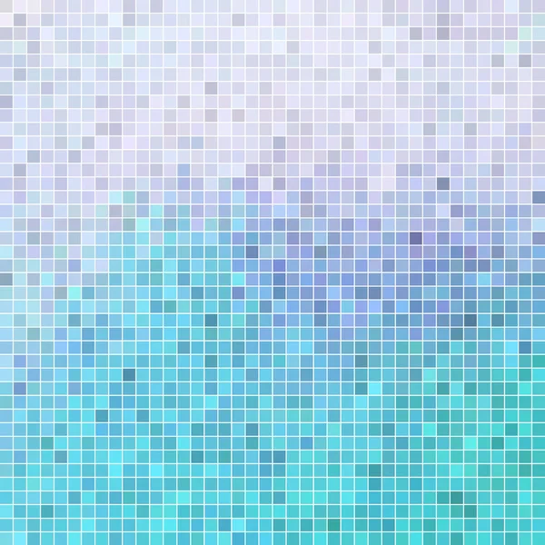 Abstraktní Vektor Čtvercový Pixel Mozaika Pozadí Světlé Bluie — Stock fotografie