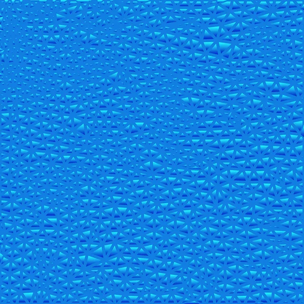 스테인드글라스 삼각형 모자이크 파란색 — 스톡 사진