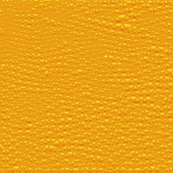 彩色玻璃三角形马赛克背景 橙色和黄色 — 图库照片