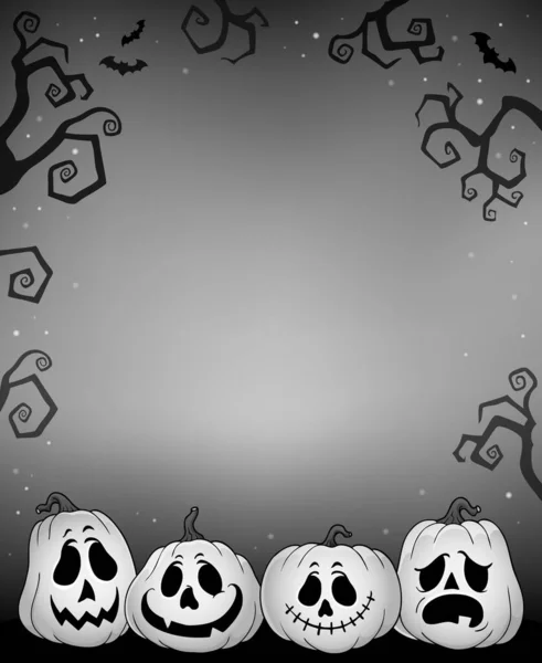 Halloween Kürbisse Thematisch Bild Bild Illustration — Stockfoto