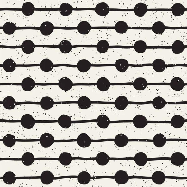 Ручні Намальовані Лінії Безшовний Гранжевий Візерунок Абстрактна Геометрична Повторювана Текстура — стокове фото