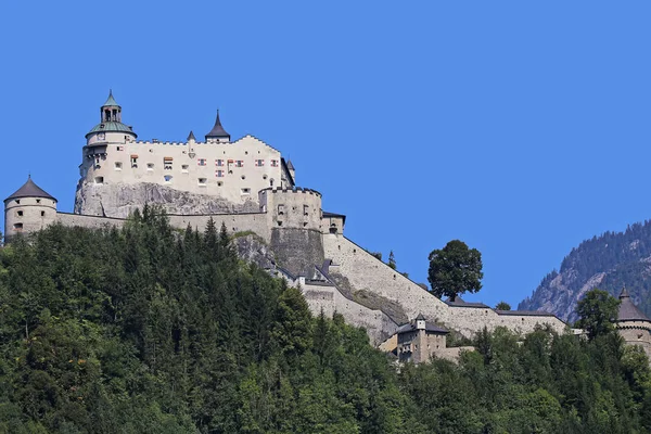 Castelo Hohenwerfen Burg Hohenwerfen Áustria — Fotografia de Stock