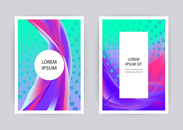 Liquide Liquide Formes Composition Fond Géométrique Ondulé Fond Abstrait Coloré — Photo
