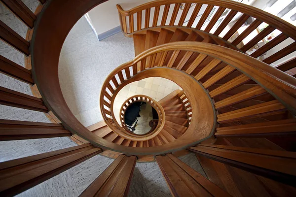 Spiral Staircase Construction Climbing Stairs — Stock Photo, Image