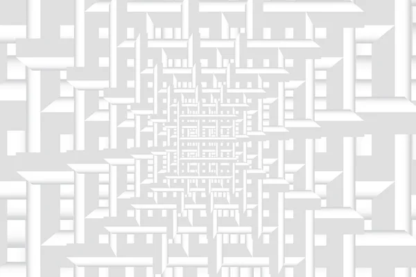 Абстрактное Белое Узорчатое Пространство Правильных Квадратов Идущих Центра Вектора Использоваться — стоковое фото