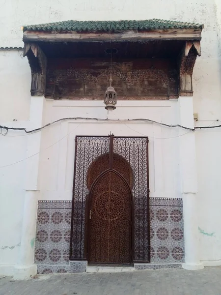 Old Door Old Town Ouezzane Morocco — Stock Photo, Image