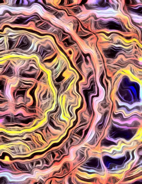 Formas Circulares Abstrato Colorido — Fotografia de Stock