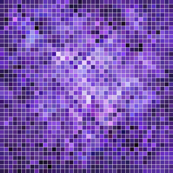Streszczenie Wektor Pikseli Kwadratowych Mozaiki Tło Fioletowy Fiolet — Zdjęcie stockowe