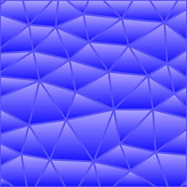 Абстрактний Векторний Вітражний Трикутник Мозаїчний Фон Синій Фіолетовий — стокове фото