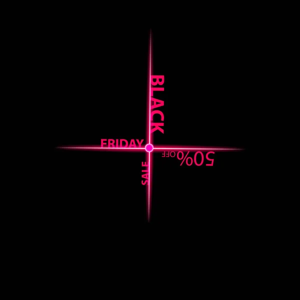 Black Friday Geschwindigkeitssymbol Auf Schwarzem Hintergrund Vektor — Stockfoto