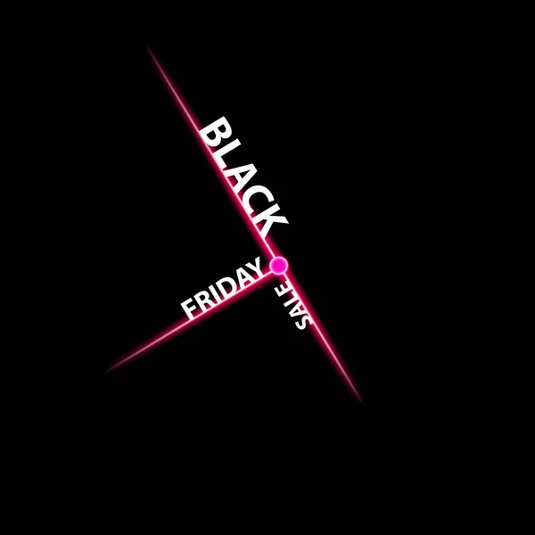 Black Friday Speed Icon Black Background Vector — Stock Photo, Image