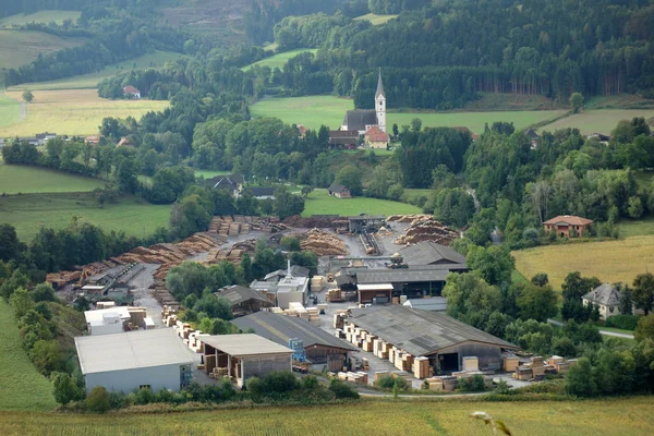 Sawmill Carinthia Castle Hochosterwitz — Stock Photo, Image