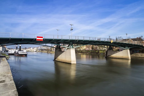 Eiserne Brücke Regensburg Bayern — Stockfoto