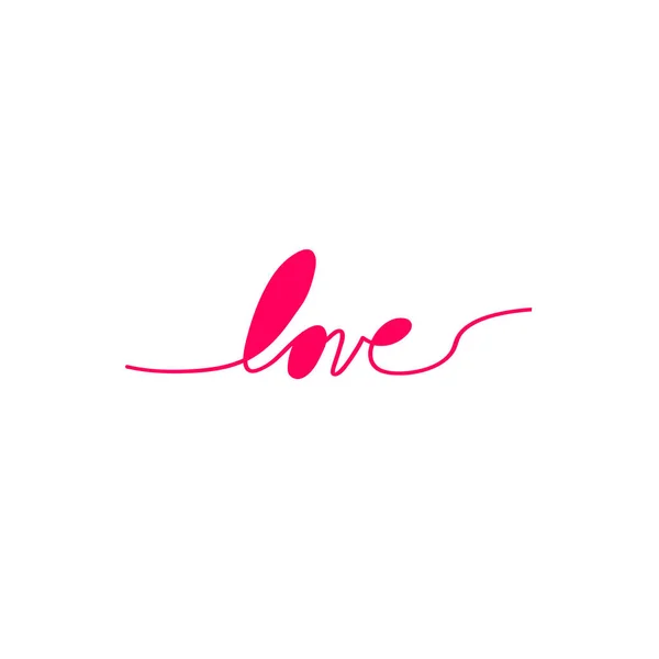 Amor Com Corações Linhas Desenho Contínuas Estilo Chato Linhas Desenho — Fotografia de Stock