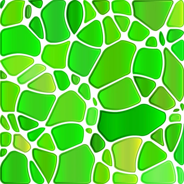 Абстрактний Векторний Вітражний Мозаїчний Фон Зелено Жовті Кола — стокове фото