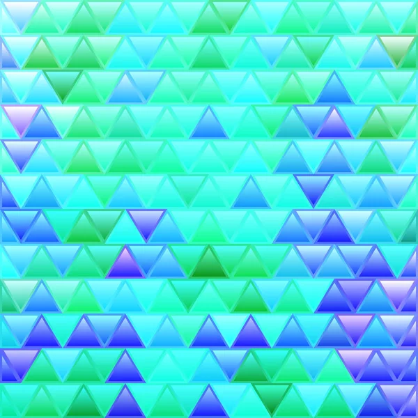 Αφηρημένο Πλαίσιο Βιτρό Γυαλί Τρίγωνο Μωσαϊκό Μπλε Και Πράσινο — Φωτογραφία Αρχείου