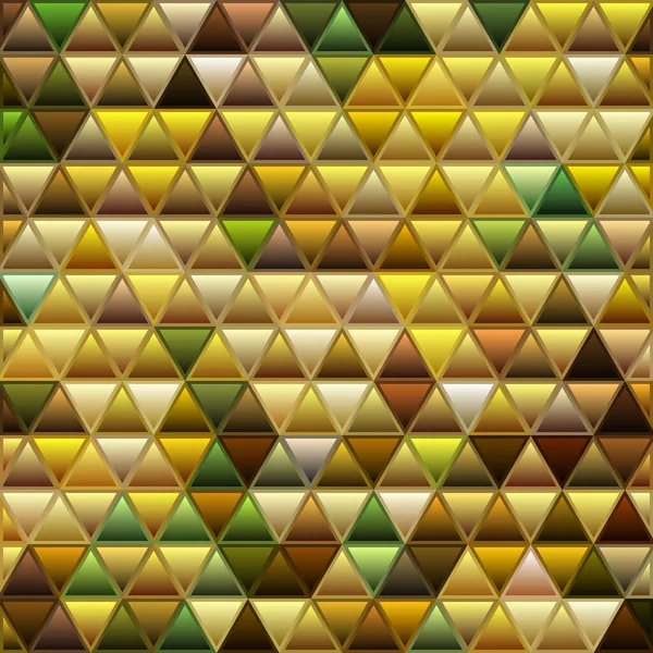 Abstrato Vetor Manchado Vidro Triângulo Mosaico Fundo Marrom — Fotografia de Stock