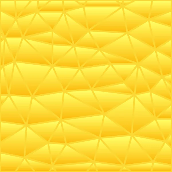 Abstraktní Vektor Barevné Sklo Trojúhelník Mozaika Pozadí Žlutá — Stock fotografie