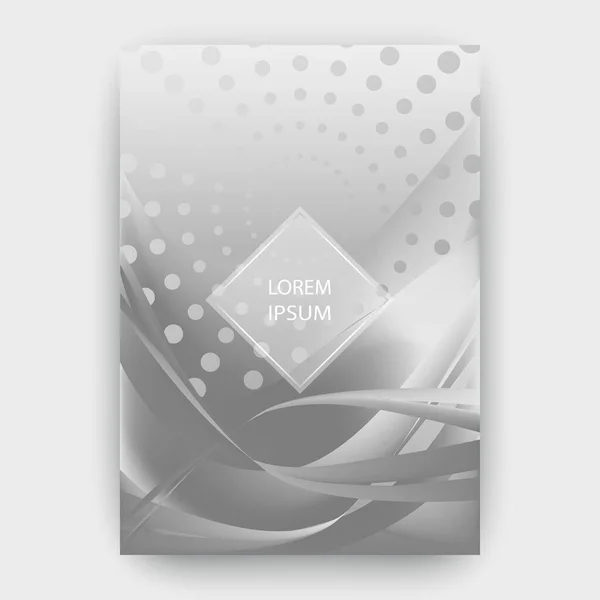 Liquide Liquide Formes Composition Fond Géométrique Ondulé Fond Abstrait Gris — Photo