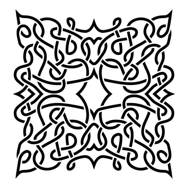 Традиционный Векторный Кельтский Орнамент — стоковое фото
