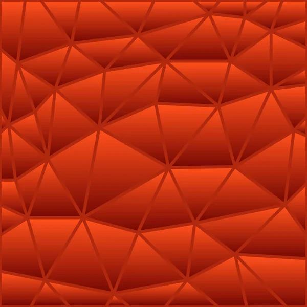Vector Abstracto Vidrieras Triángulo Mosaico Fondo Rojo — Foto de Stock