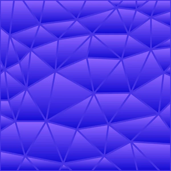 Vector Abstracto Vidrieras Triángulo Mosaico Fondo Azul Violeta — Foto de Stock