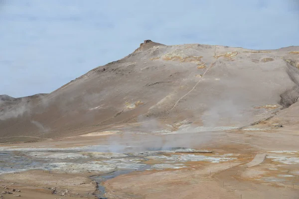 Högtemperaturområde Namaskard Island — Stockfoto