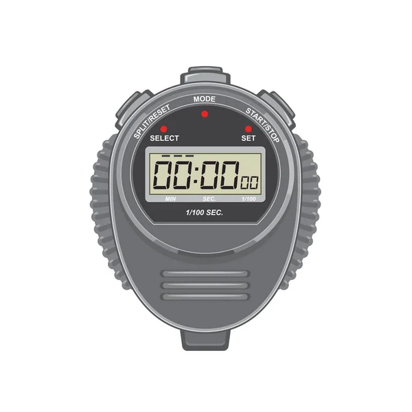 Retro Stijl Afbeelding Van Een Digitale Stopwatch Timer Rekenen Maximaal — Stockfoto