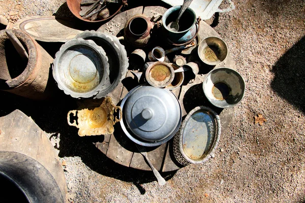 Hliněná Keramika Hrnčířské Řemeslné Práce — Stock fotografie