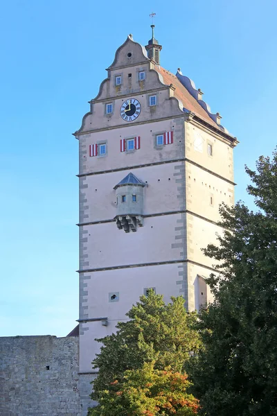 Bezienswaardigheid Van Slechte Neustadt Meter Hoge Hohntor Het Werd Gebouwd — Stockfoto