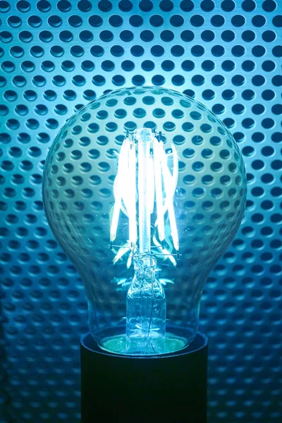 Lampa Sferyczna Generująca Światło Diodami Led — Zdjęcie stockowe