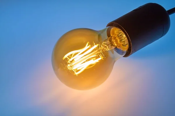 Сферическая Лампа Которая Генерирует Свет Светодиодами — стоковое фото