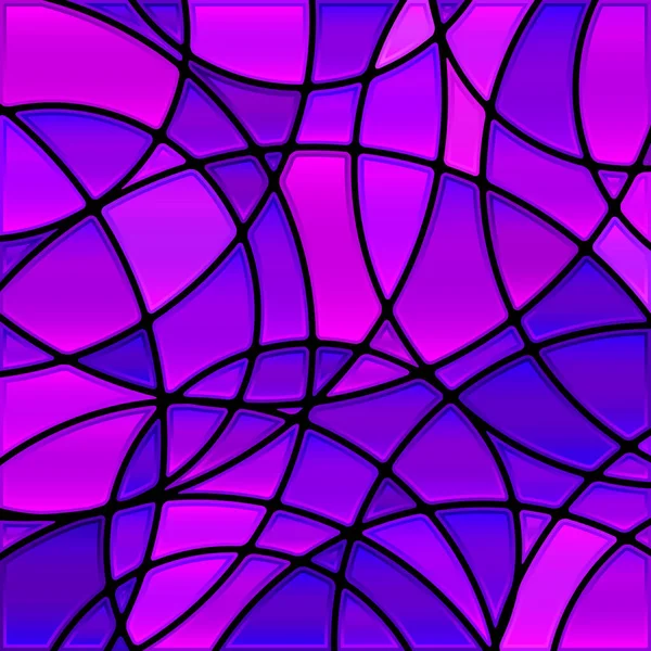 Vector Abstracto Vidrieras Fondo Mosaico Púrpura Violeta Círculos —  Fotos de Stock