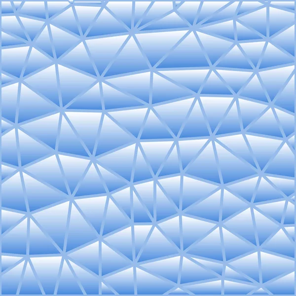 Soyut Vektör Boyalı Cam Üçgen Mozaik Arkaplan Açık Mavi — Stok fotoğraf