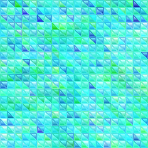 Abstract Vector Glas Lood Driehoek Mozaïek Achtergrond Groen Blauw — Stockfoto