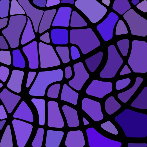Abstract Vector Stained Glass Mosaic Background Purple Violet — Stock Photo, Image