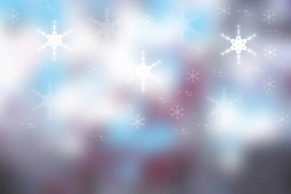 Festive Abstract Happy New Year Christmas Background Color Blurred Bokeh — Stock Photo, Image