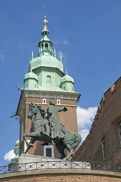 Krakkói Wawel Kastély Területe Lengyelország — Stock Fotó