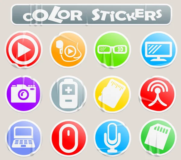 Tech Vector Icons User Interface Design — Stock Photo, Image