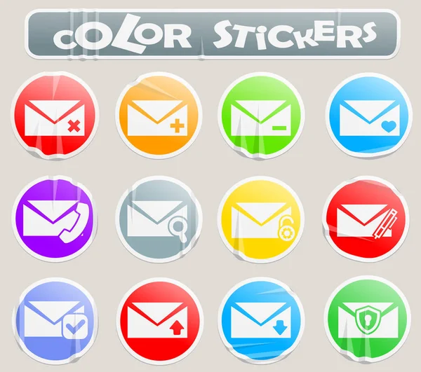 Mail Vector Icons User Interface Design — Stock Photo, Image