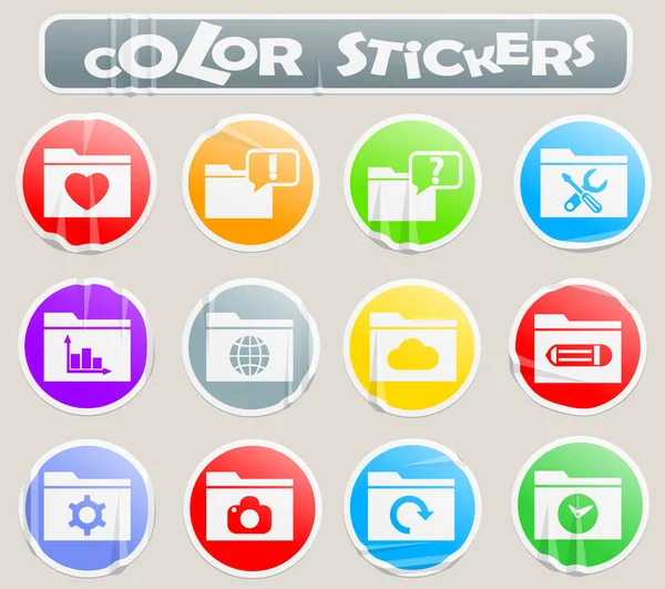 Folder Professional Web Icons Your Design — Stock Photo, Image