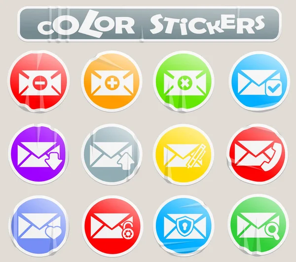 Mail Vector Icons User Interface Design — Stock Photo, Image