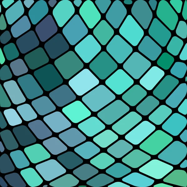 Vetor Abstrato Fundo Mosaico Vidro Manchado Azul Teal — Fotografia de Stock