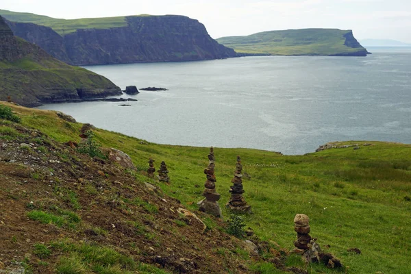 Neist Point Egy Kis Félsziget Skye Skót Szigetén Világítótornya Sziget — Stock Fotó