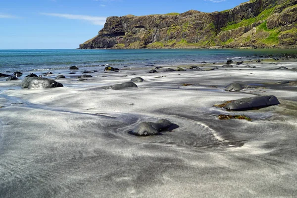 Praia Talisker Fica Perto Aldeia Carbost Ilha Skye — Fotografia de Stock