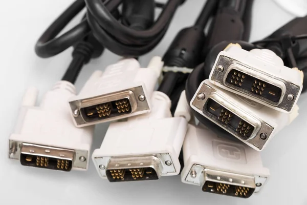 Síťové Kabely Elektrické Připojení — Stock fotografie