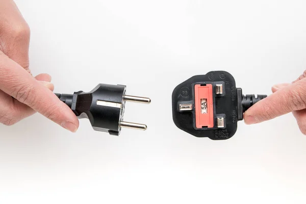 Safety Plug Europa Regno Unito — Foto Stock