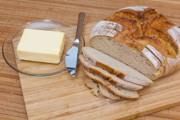 Vers Gebakken Traditioneel Brood — Stockfoto